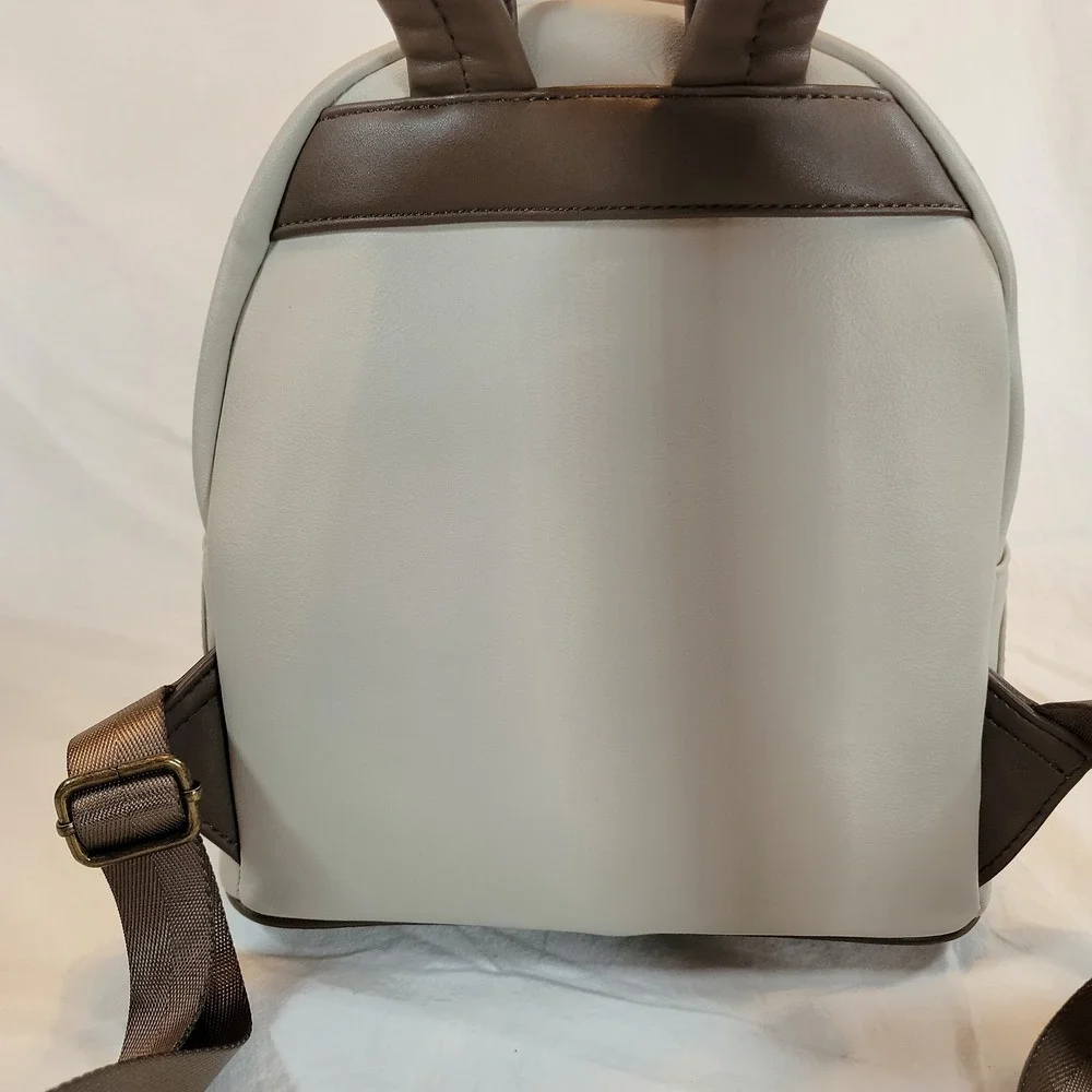 Loungefly Star Wars The Mandalorian Grogu Baby Yoda Mini Backpack OS Tan Green